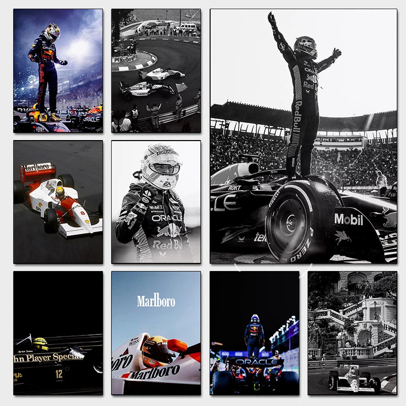 Max Verstappen F1 Racerposter