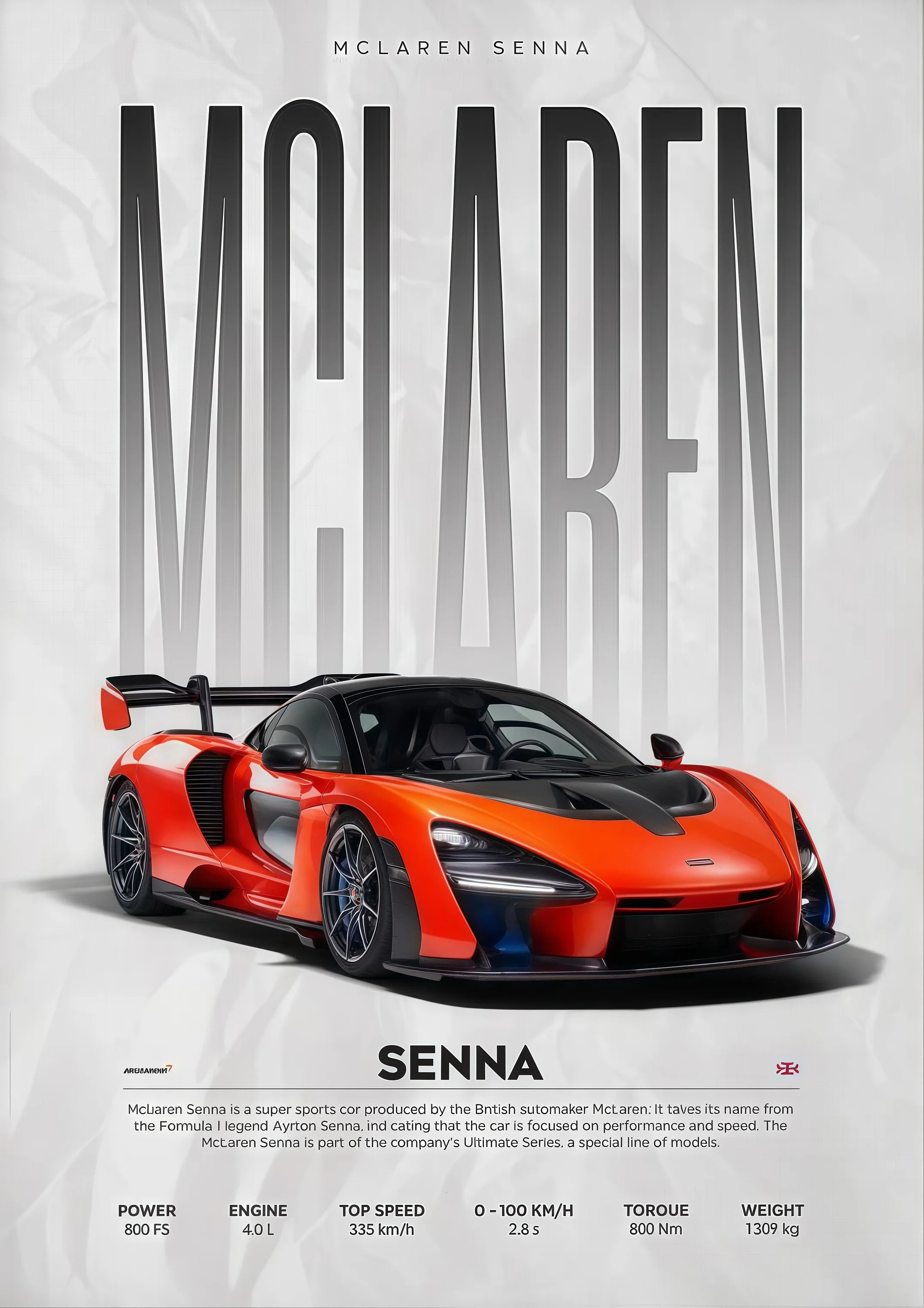 Modern Famous Car posters